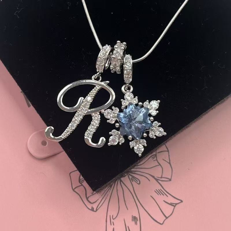Suklaur 925 Silver Personalized Letter Pendant– Personalized Gift Choice